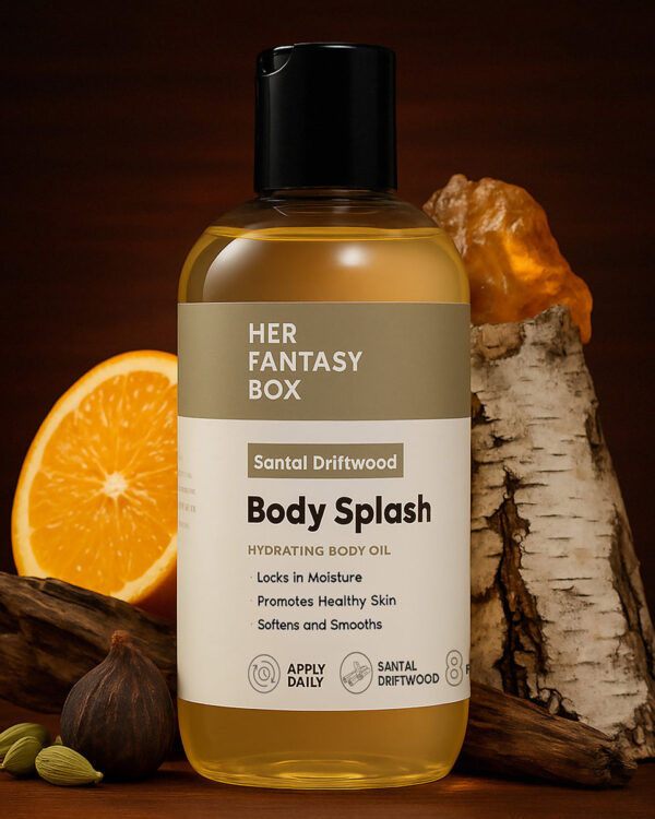 Body Splash - Skin Smoothing Body Oil (Santal Driftwood) LUXURY SCENT