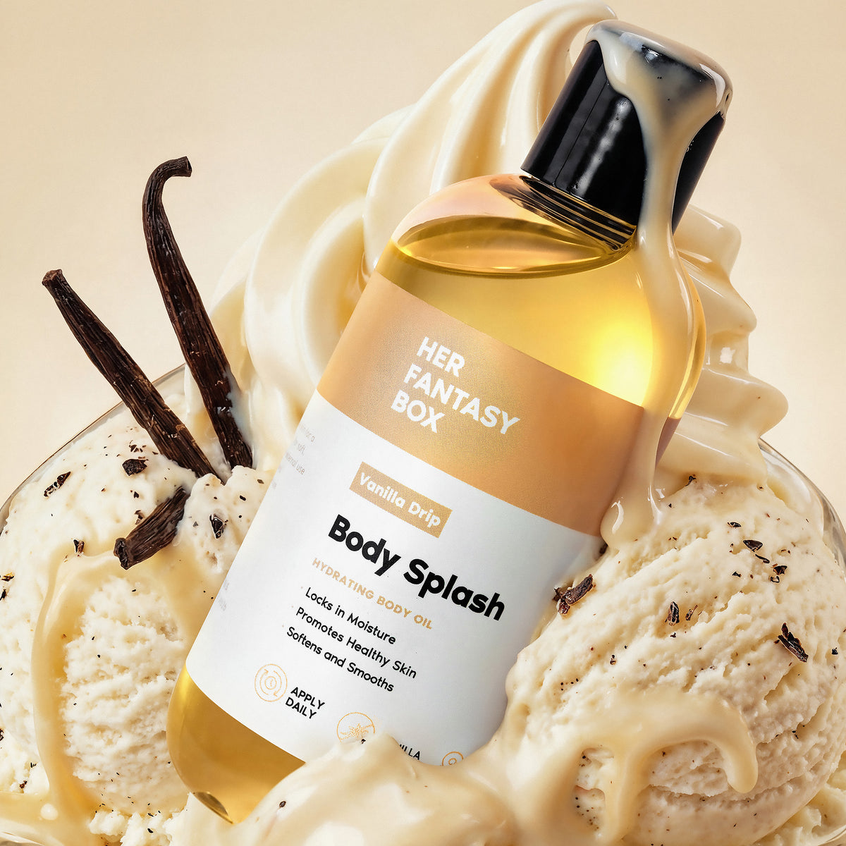 Body Splash - Skin Smoothing Body Oil (Vanilla Drip)