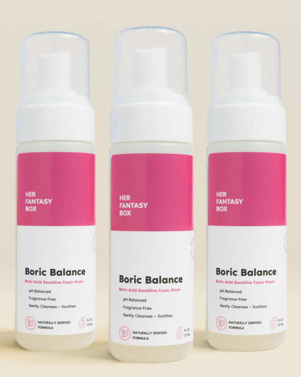 Boric Balance Yoni Foam Wash - Naturally Safe - 3 pk