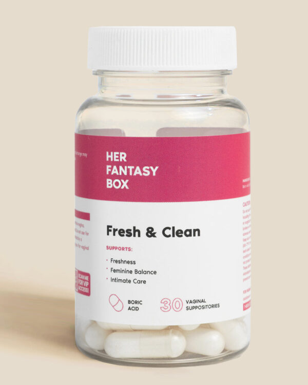 Fresh & Clean pH Balancing Boric Acid Vaginal Suppository