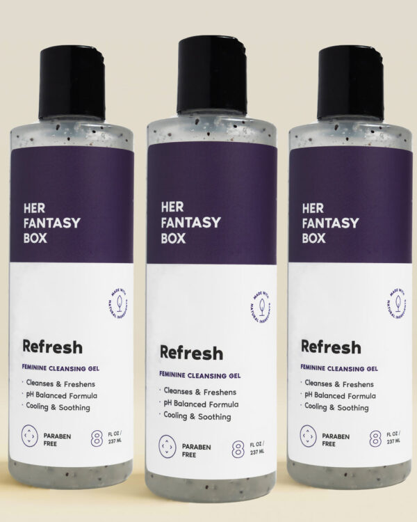 Refresh Plant Based Yoni Gel Wash (pH Balancing) - 3 pk