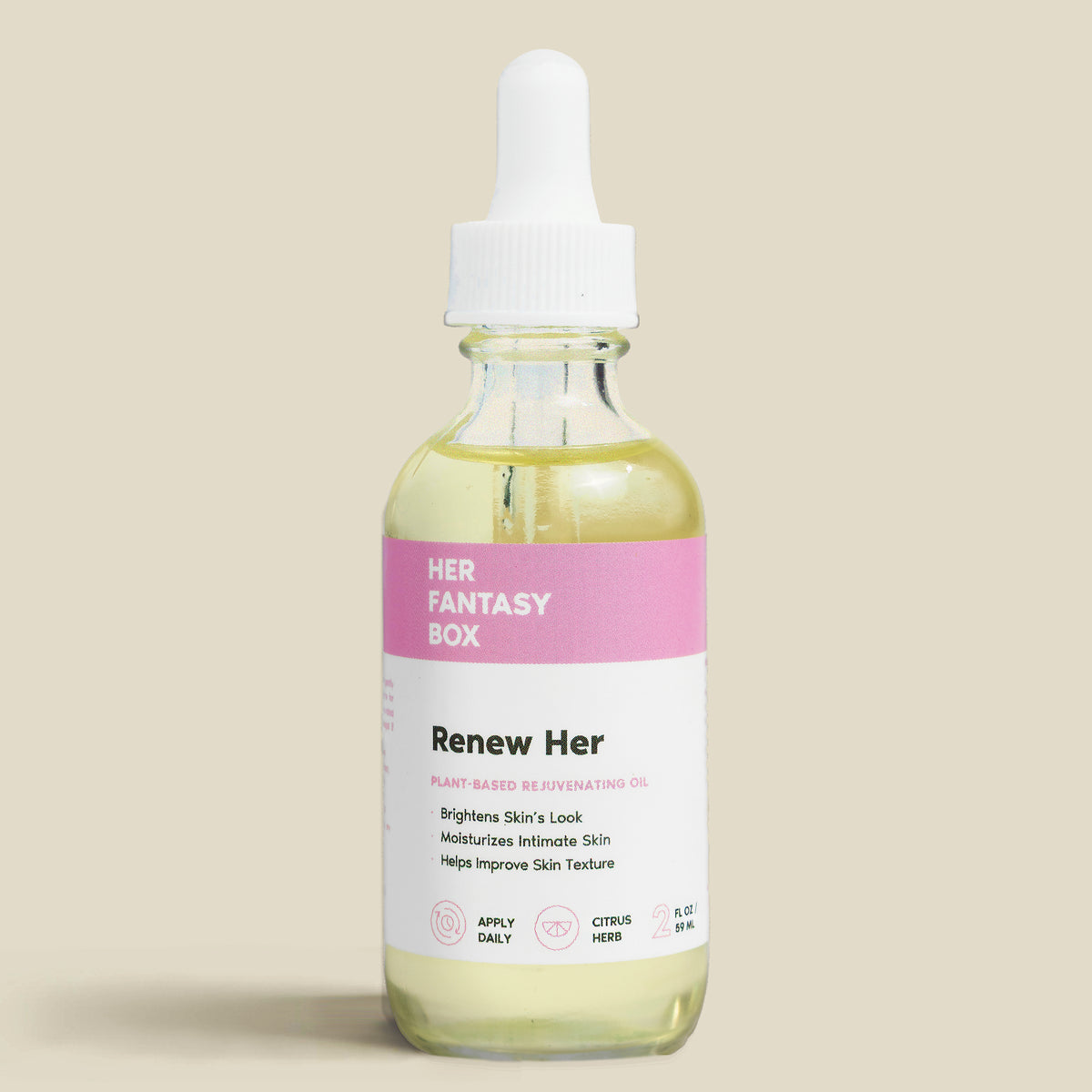 Her Fantasy Box Renew Her Yoni Oil - For Dryness, Ingrown Hair, Dark Marks & Scars