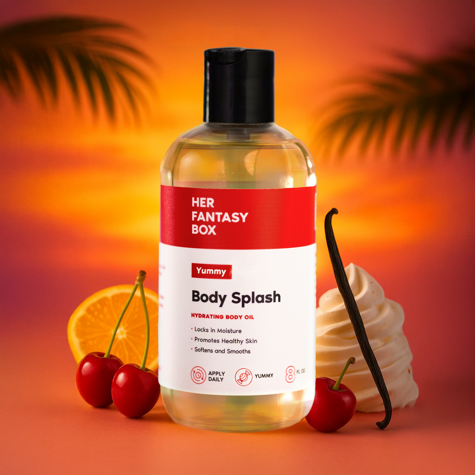 Body Splash - Skin Smoothing Body Oil  (Yummy)