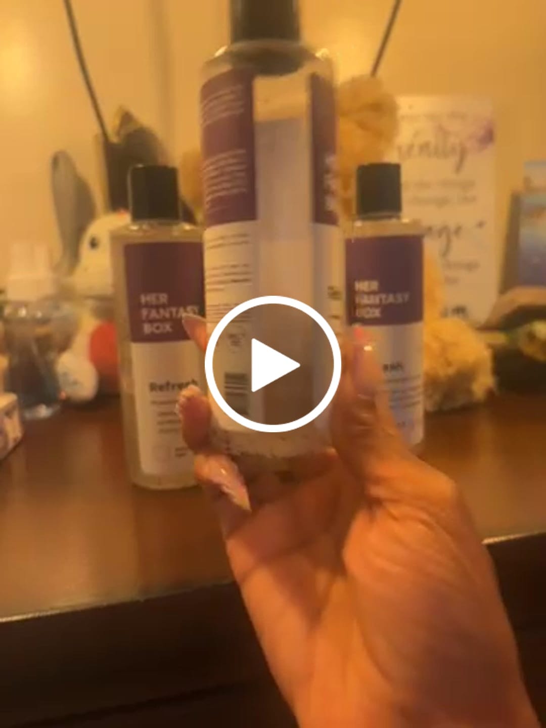 Customer photo review of Refresh Plant Based Yoni Gel Wash (pH Balancing) - 3 pk