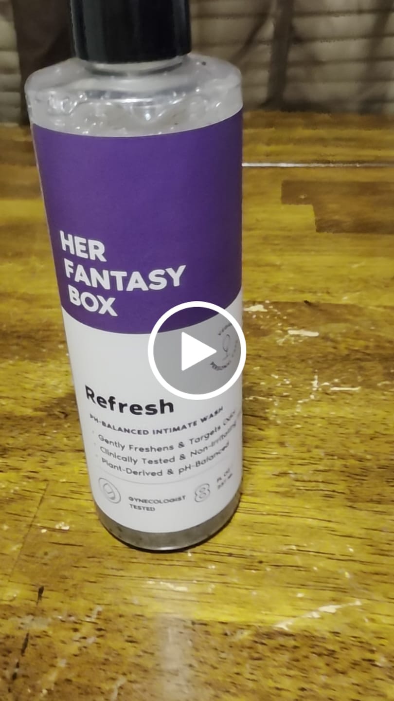 Customer photo review of Refresh Plant Based Intimate Body Wash for Women - pH Balancing