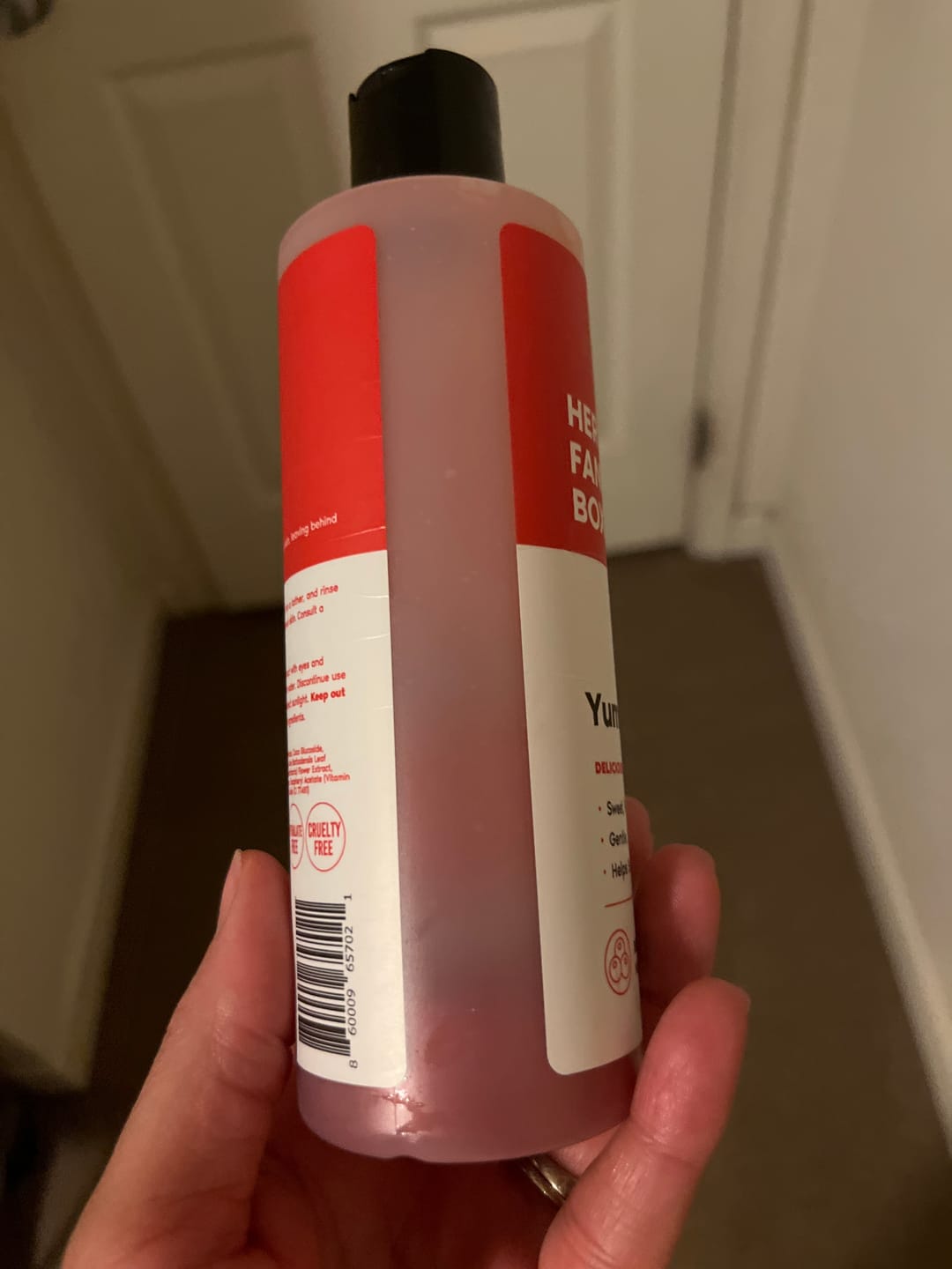 Customer photo review of Yummy Organic Body Wash - Hydrating & Juicy Daily Use