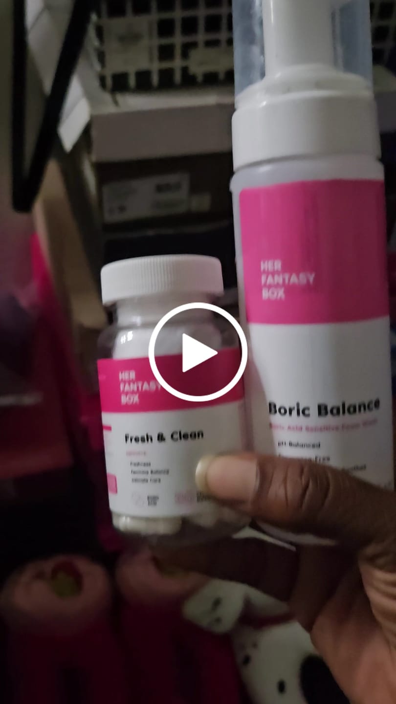Customer photo review of The Fresh & Clean Kit - Boric Acid Vaginal Wash & Suppository Duo