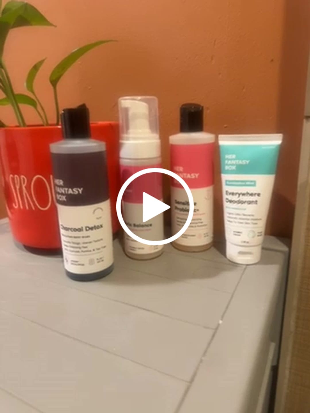 Customer photo review of Charcoal Detox Exfoliating Body Wash