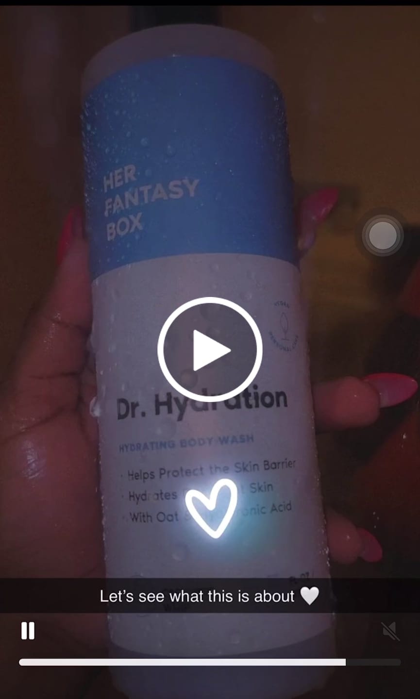 Customer photo review of Dr. Hydration - Moisturizing Body Wash