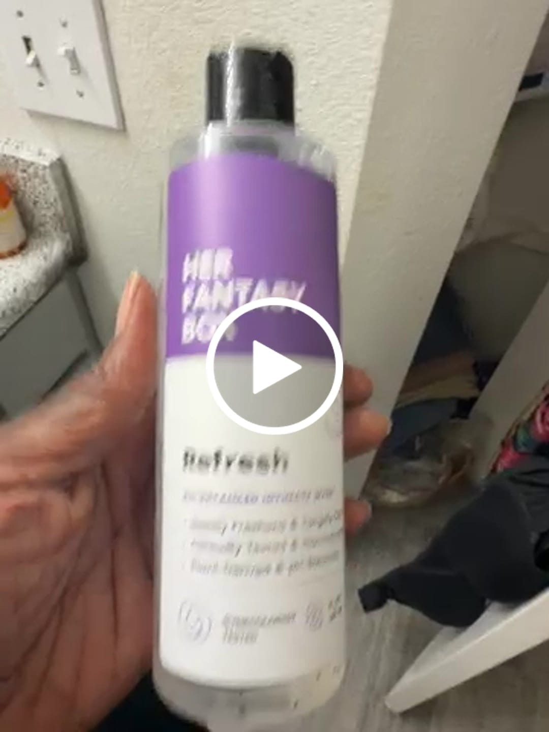 Customer photo review of Refresh Plant Based Intimate Body Wash for Women - pH Balancing