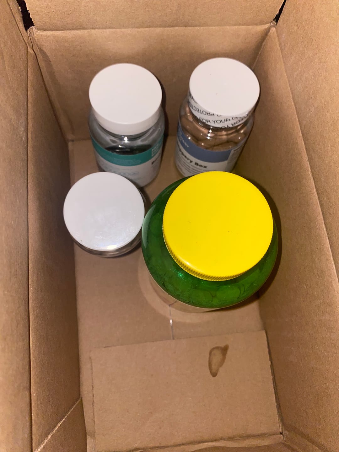 Customer photo review of Slippery Box - Extra Moisture Support Capsules