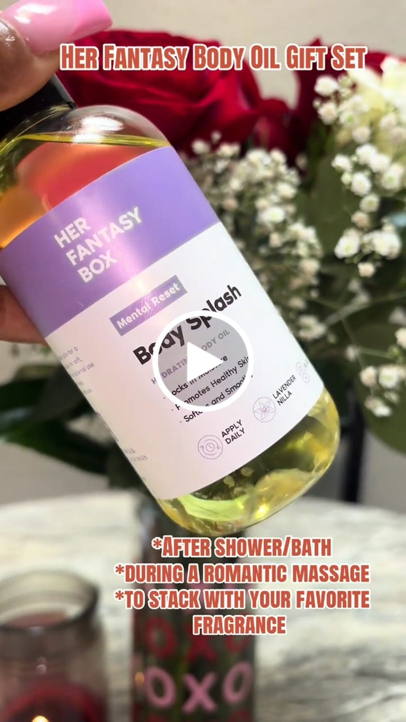 Customer photo review of Body Oil Gift Set