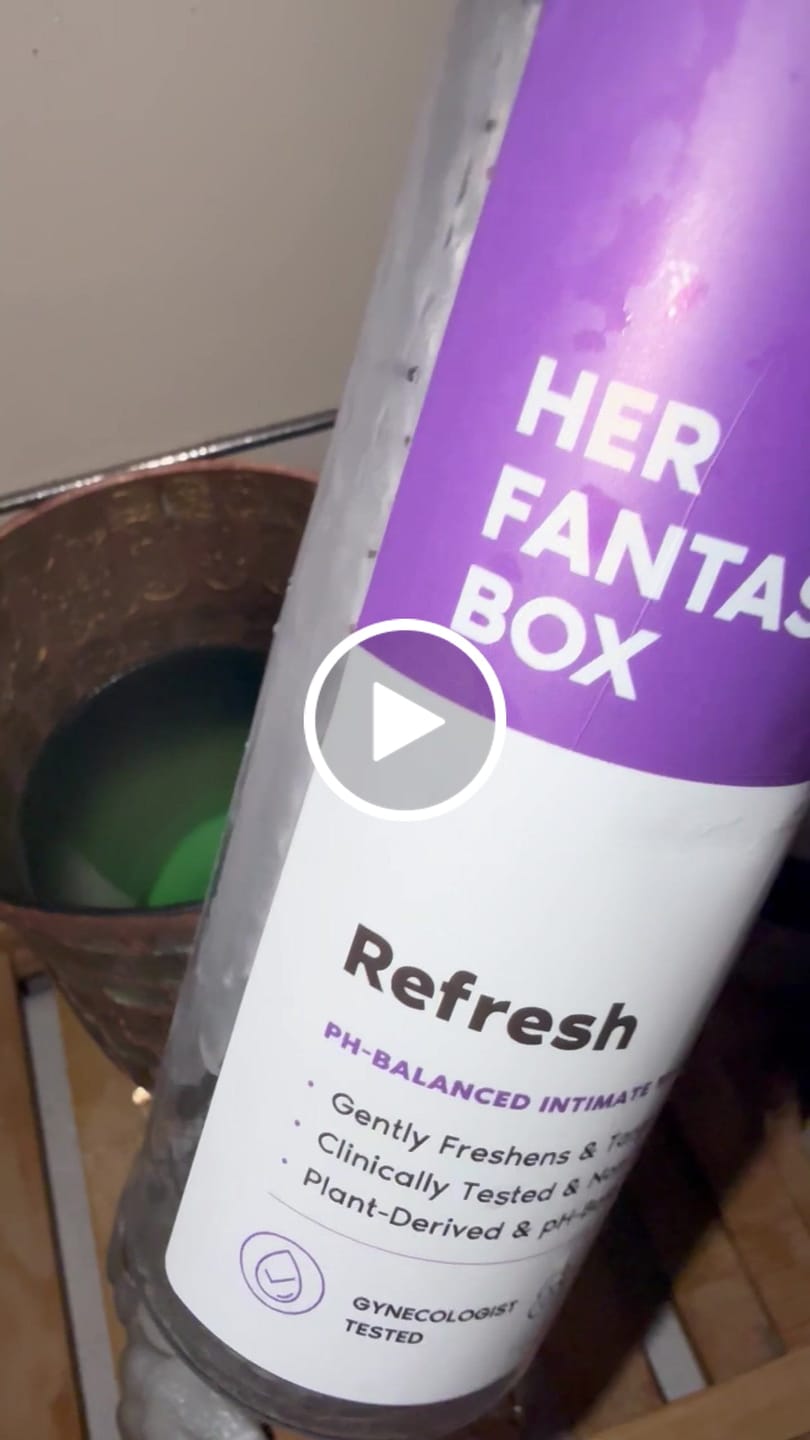 Customer photo review of Refresh Plant Based Intimate Body Wash for Women - pH Balancing