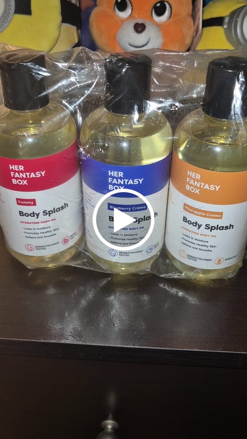 Customer photo review of Fruity Skin Body Oil Bundle