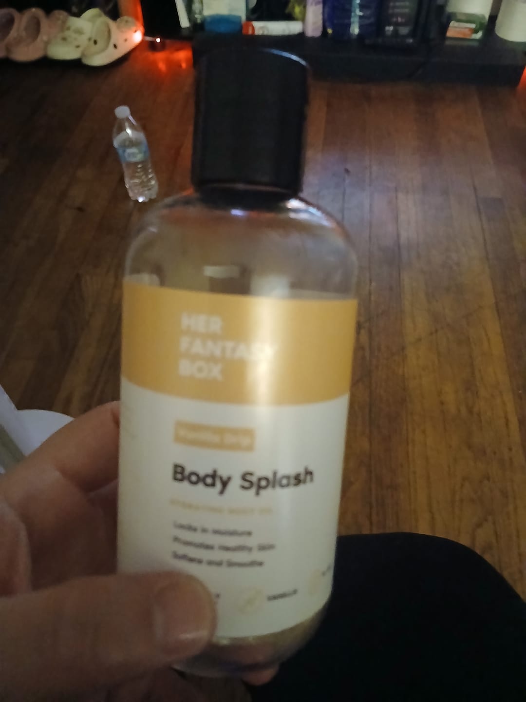 Customer photo review of Body Splash - Skin Smoothing Body Oil (Vanilla Drip)