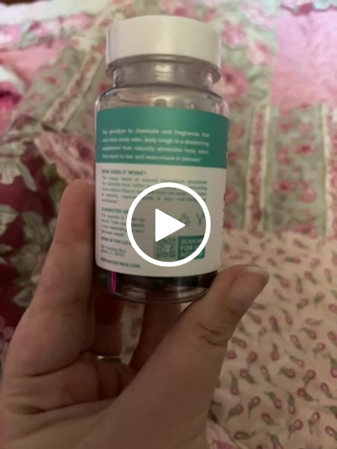 Customer photo review of Body Magic Chlorophyll Pill for Feminine Odor - 3 pk