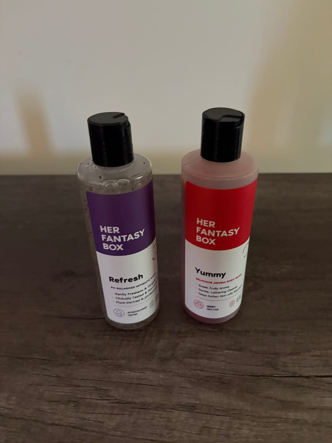 Customer photo review of Yummy Organic Body Wash - Hydrating & Juicy Daily Use