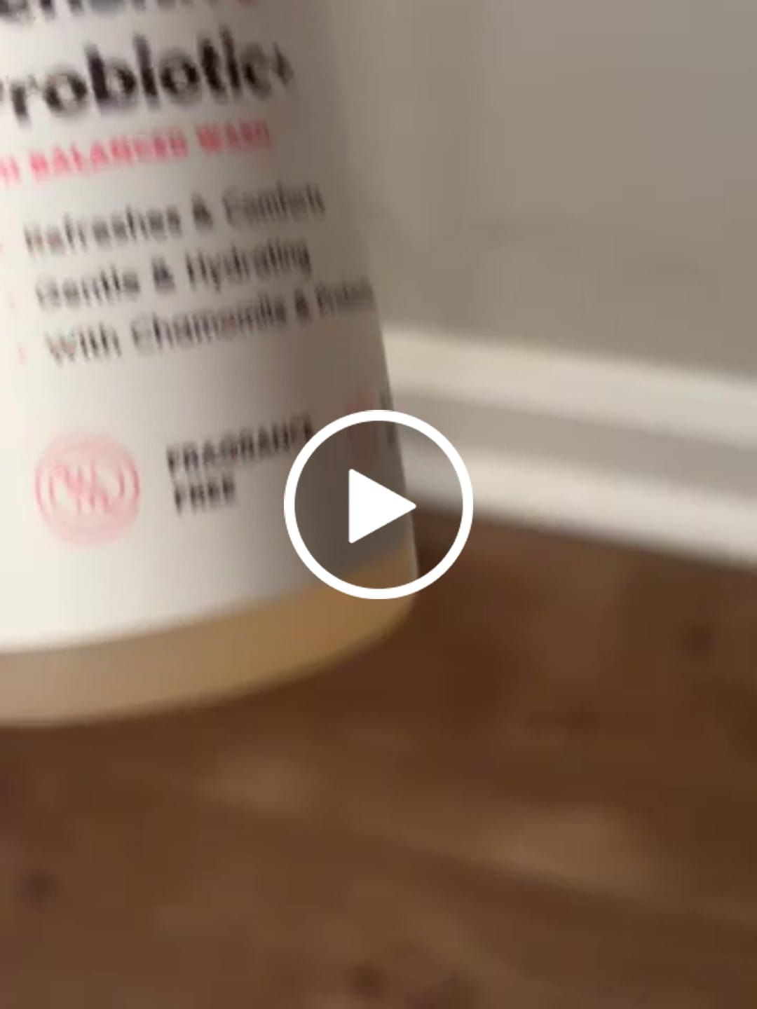 Customer photo review of Sensitive Probiotic+ pH Balanced Feminine Wash