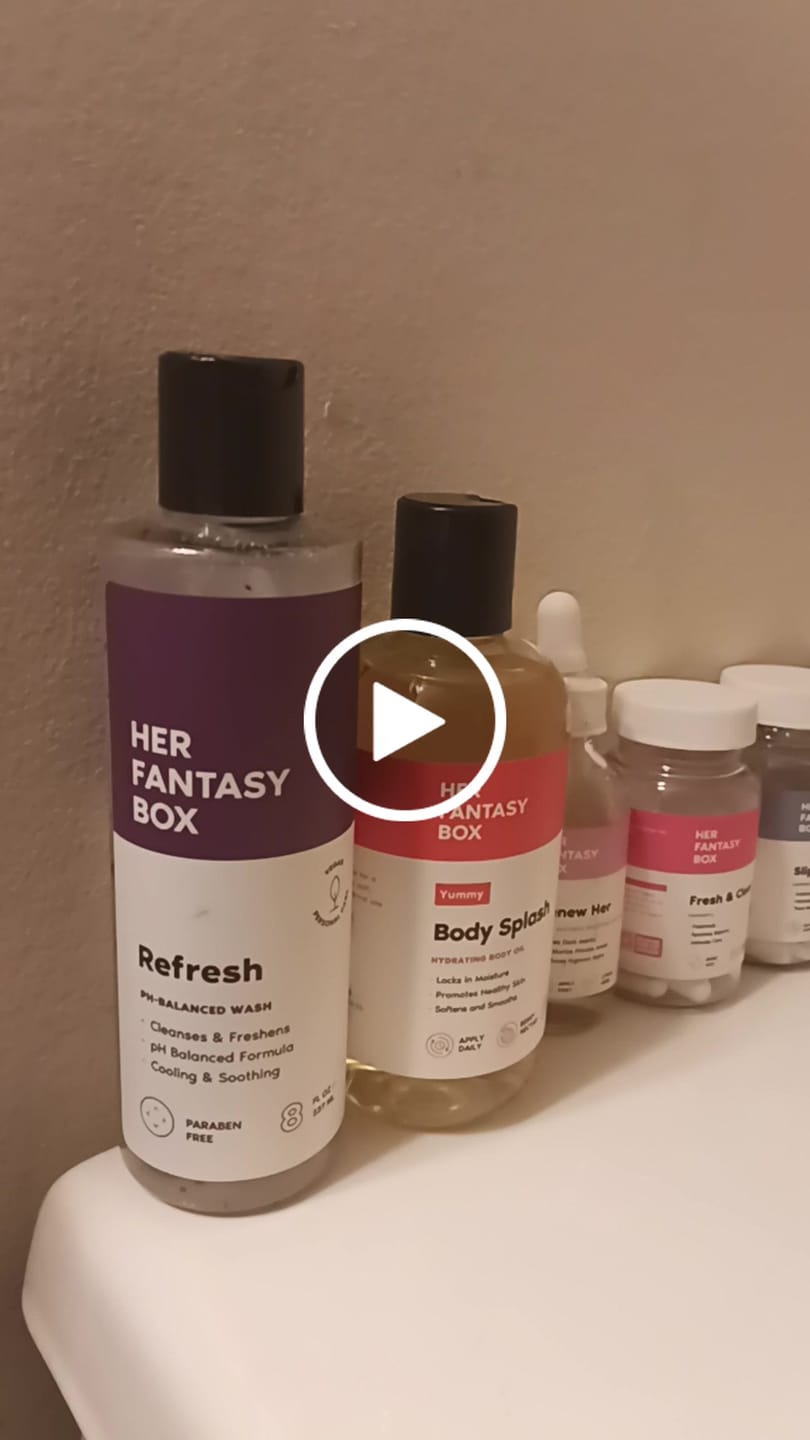 Customer photo review of Her Fantasy Bundle - Vaginal Care Products