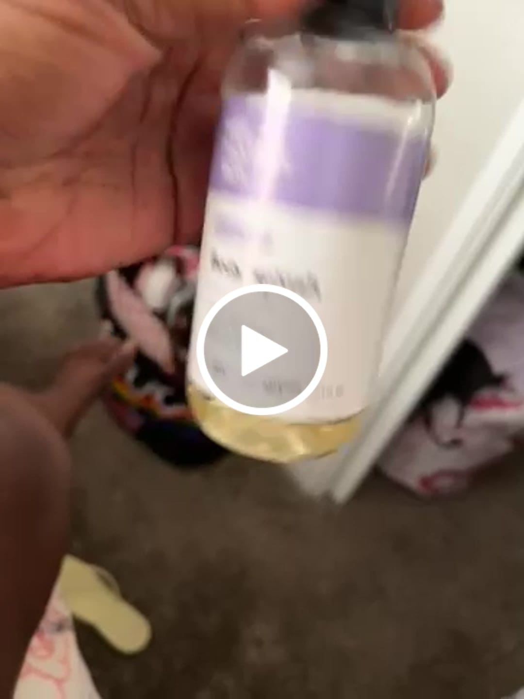 Customer photo review of Body Splash - Skin Smoothing Body Oil (Mental Reset – Lavender & Vanilla CALMING SPA SCENT)