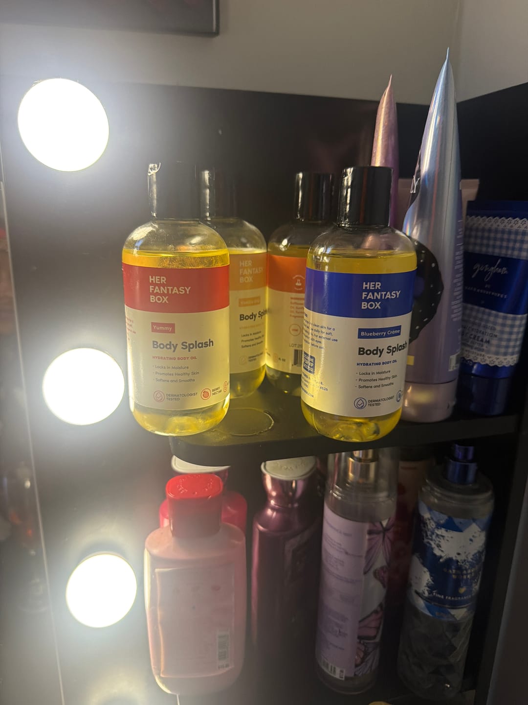 Customer photo review of Sweet Skin Body Oil Bundle