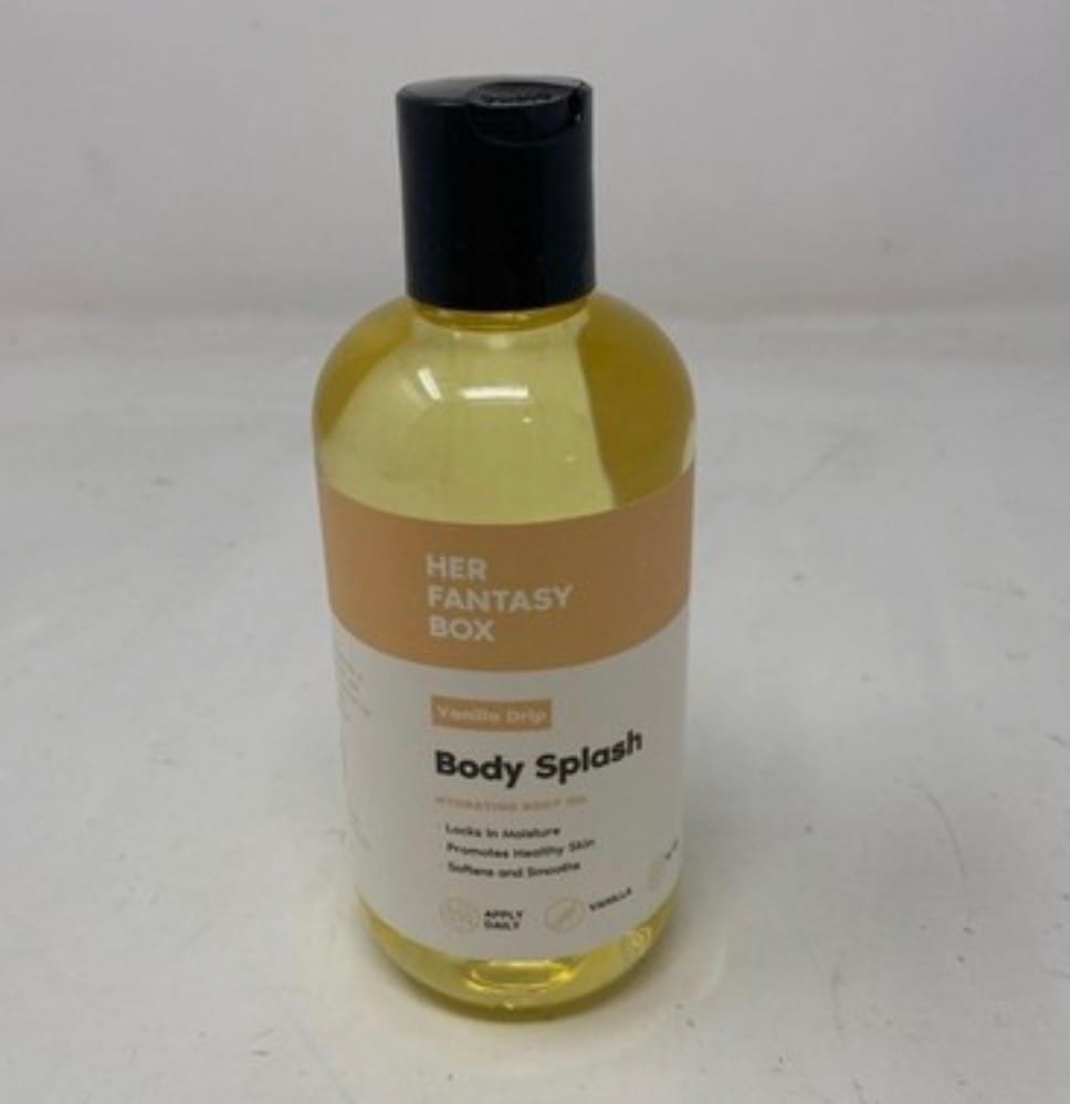 Customer photo review of Body Splash - Skin Smoothing Body Oil (Vanilla Drip)