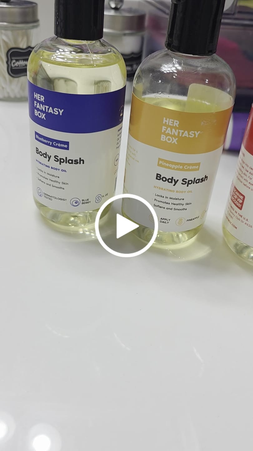 Customer photo review of Fruity Skin Body Oil Bundle