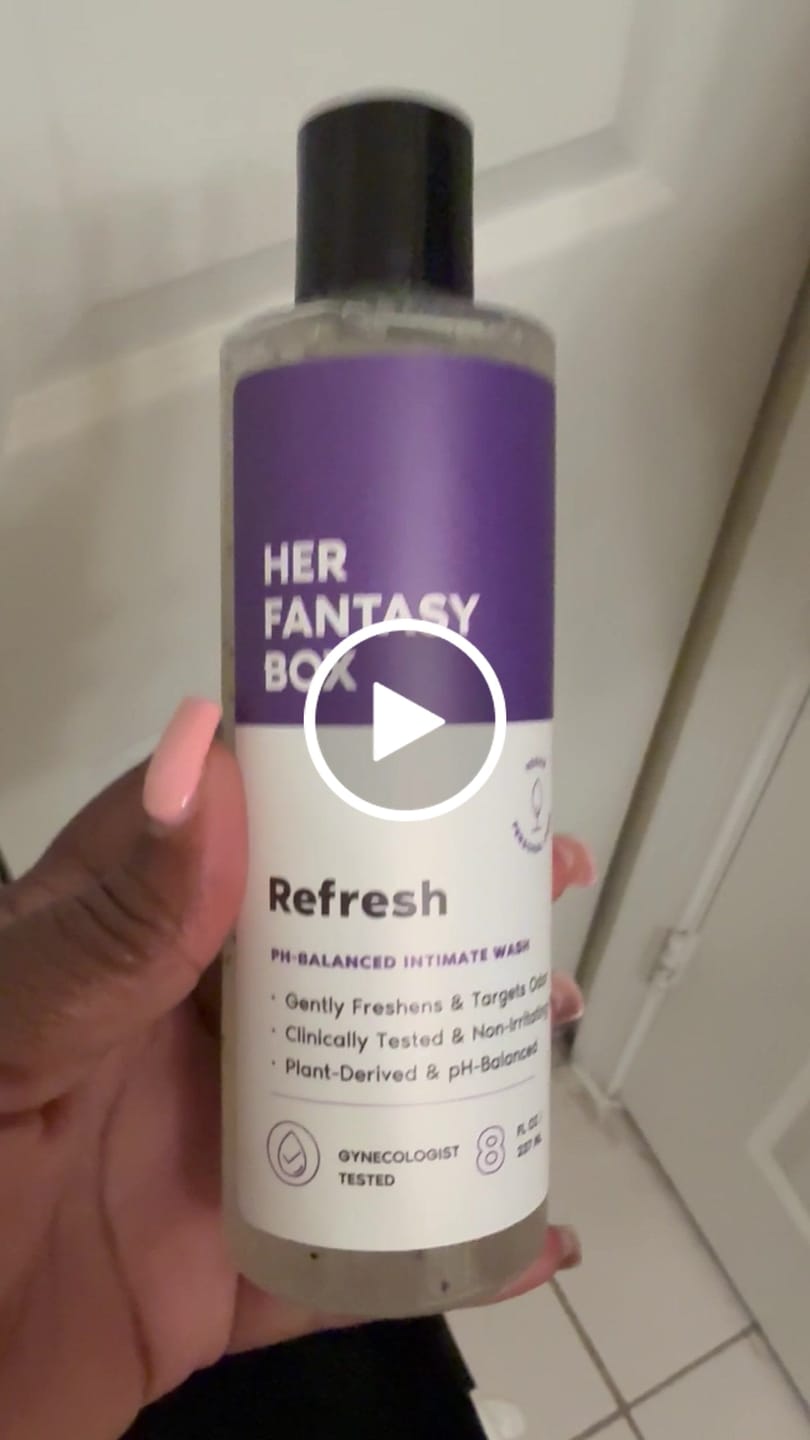 Customer photo review of Refresh Plant Based Yoni Gel Wash (pH Balancing) - 3 pk
