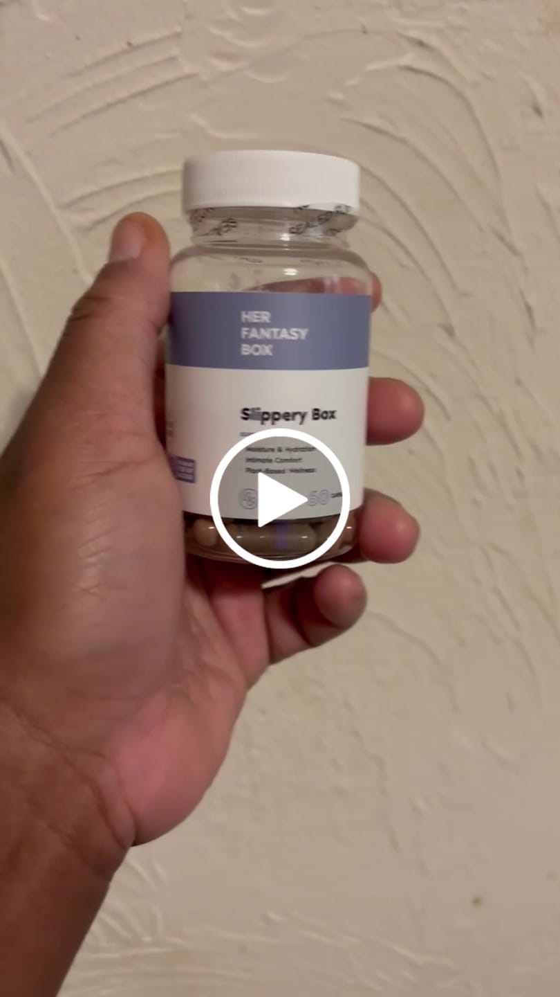 Customer photo review of Slippery Box - Extra Moisture Support Capsules
